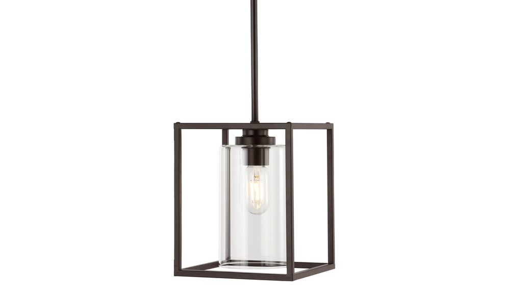 Bronze JONATHAN Y Quinn 8-Inch LED Mini Pendant Light JYL7583