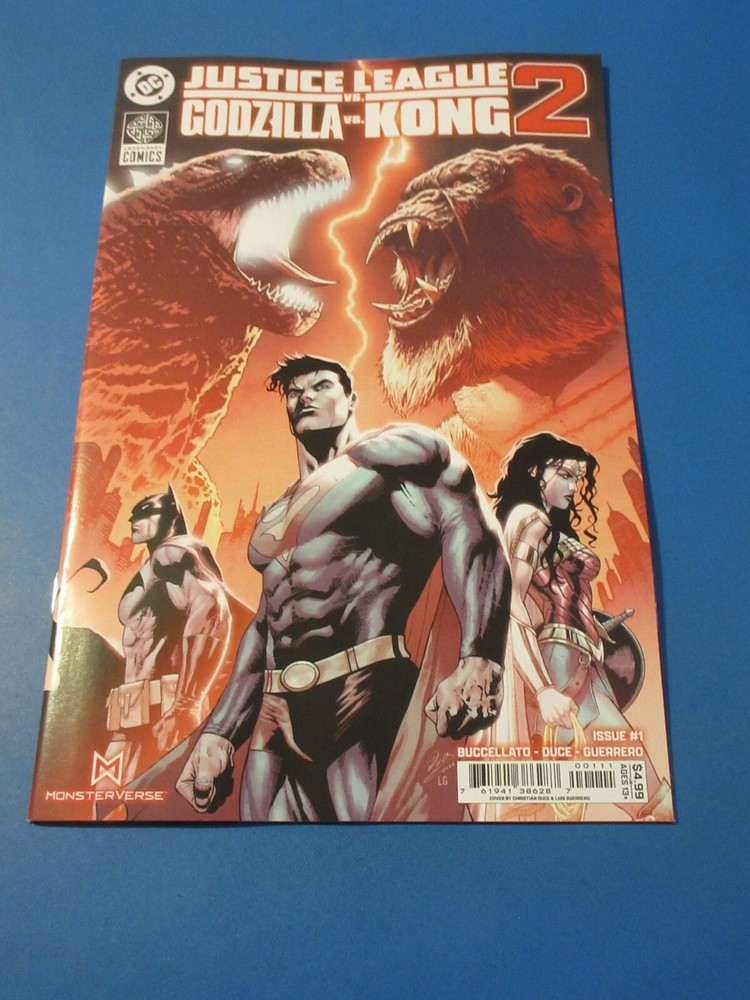 Justice League vs Godzilla vs Kong 2 Issue 1 NM Gem Mint Collector Wow  