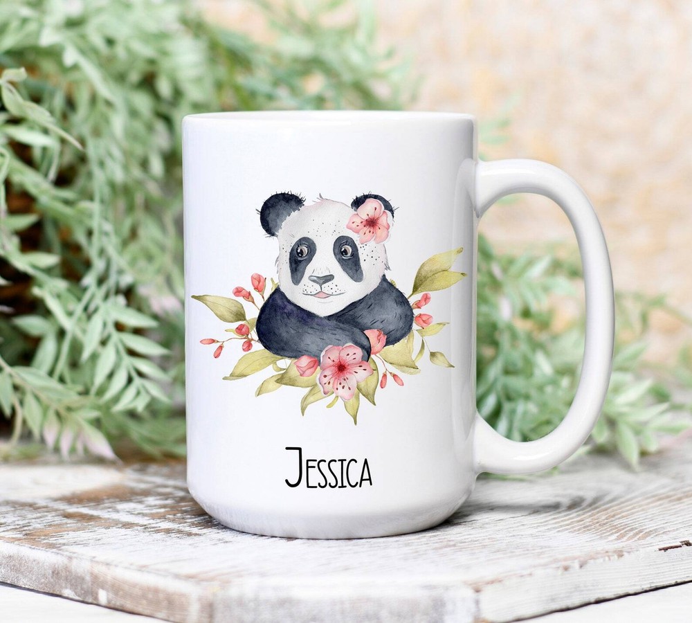 Panda Lover Christmas Personalized Mug Panda Mug Gift Cute Panda Cute Panda