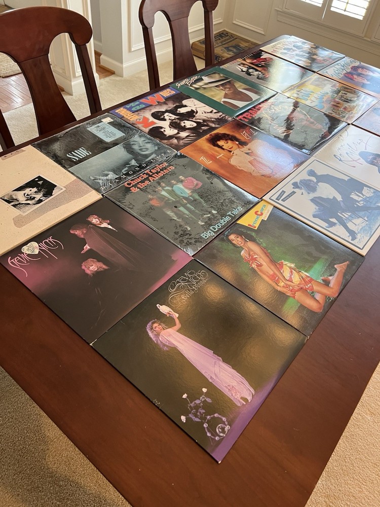 Lot of 18 Vintage Vinyl Various 80s Artist Pop Rock See Description And Pics