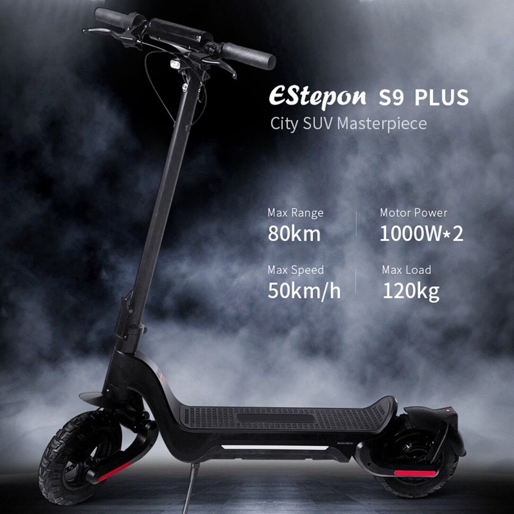 2*600W Electric Scooter Dual Motors 48V Off 10inch Road Tires Fast Speed 18Ah RF