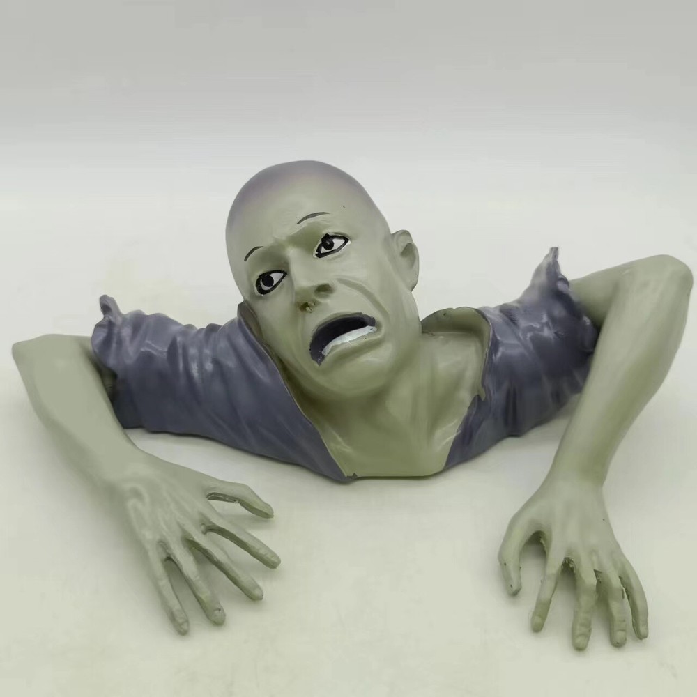 Scary Zombie Shape Design 1 Set Resin Ornament Suitable For Decorating Desktop