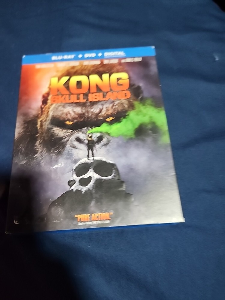 Kong: Skull Island (Blu-Ray/DVD, 2017, 2-Disc Set,