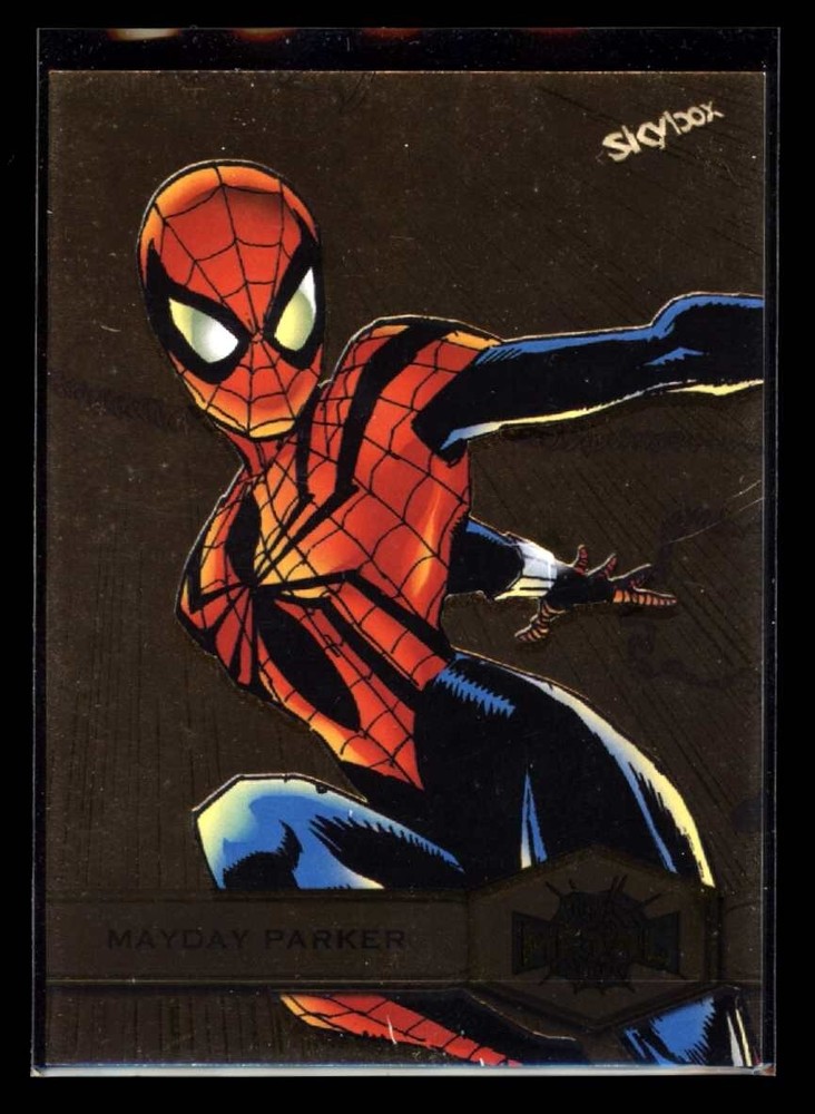 Mayday Parker 2022 Marvel Metal Universe Spider-Man Gold FX #150 High Series