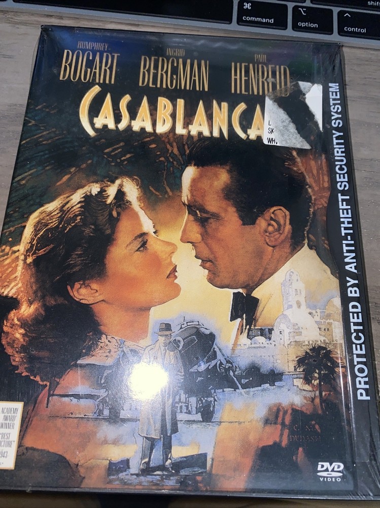 Casablanca (DVD, 2000) 1943 Film Humphrey Bogart Ingrid Bergman New