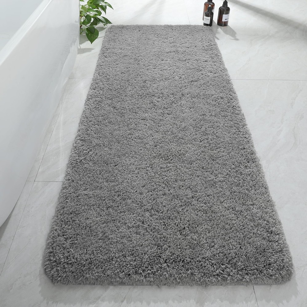 24x60 Inch Long Bathroom Runner Rug, Luxury Thick Soft and Absorbent Microfib...