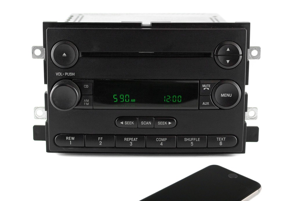05-06 Ford F150 AM FM Radio w CD Player Radio w Bluetooth Upgrade 6L3T-18C869-AD