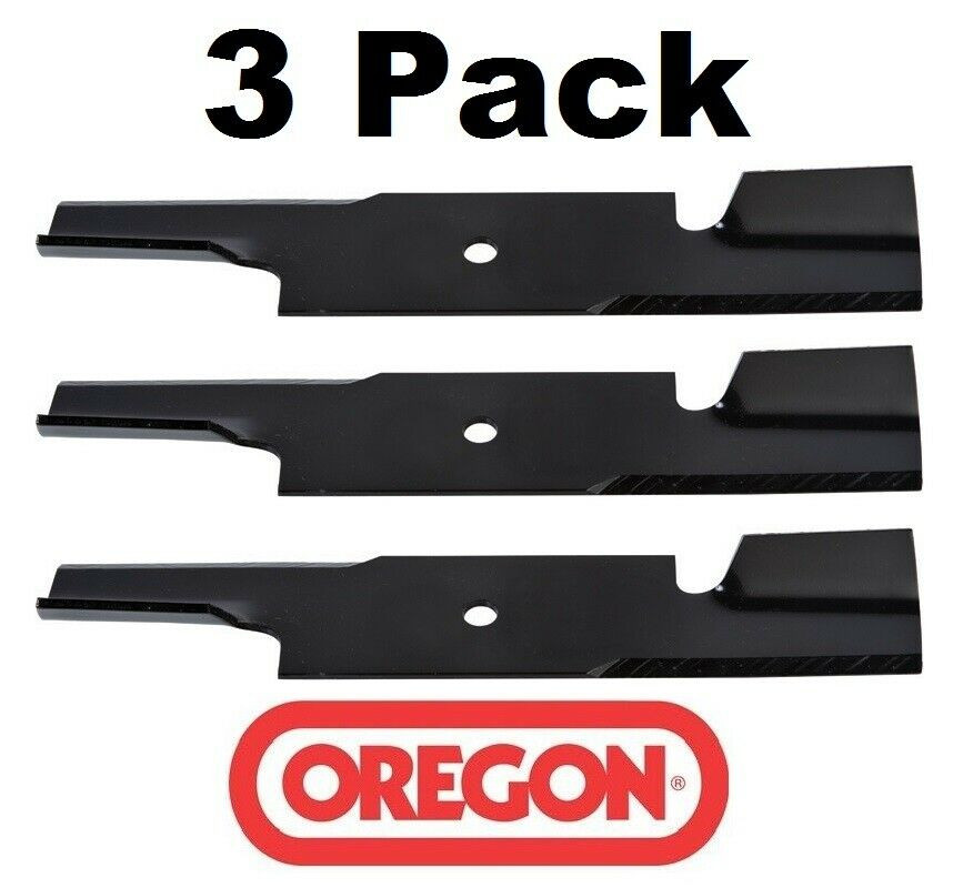 3 Pack Oregon 91-621 Mower Blades Compatible with John Deere M127466