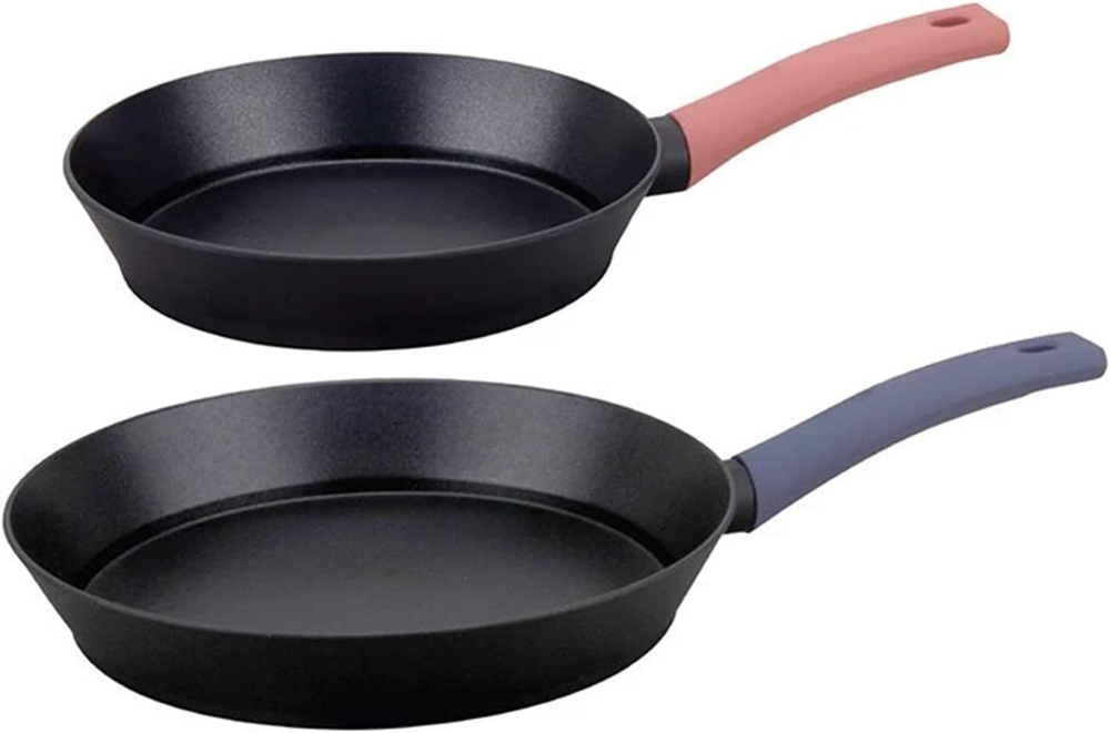 Nonstick Skillet Set, Titanium Coating 2 Piece Frying Pan Set, Suitable for All