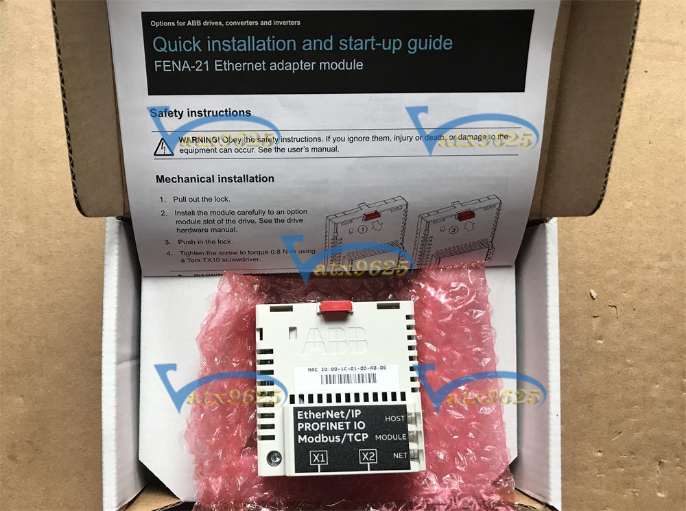 1PC NEW ABB FENA-21 ACS355/ACS880 Inverter Ethernet Adapter Module