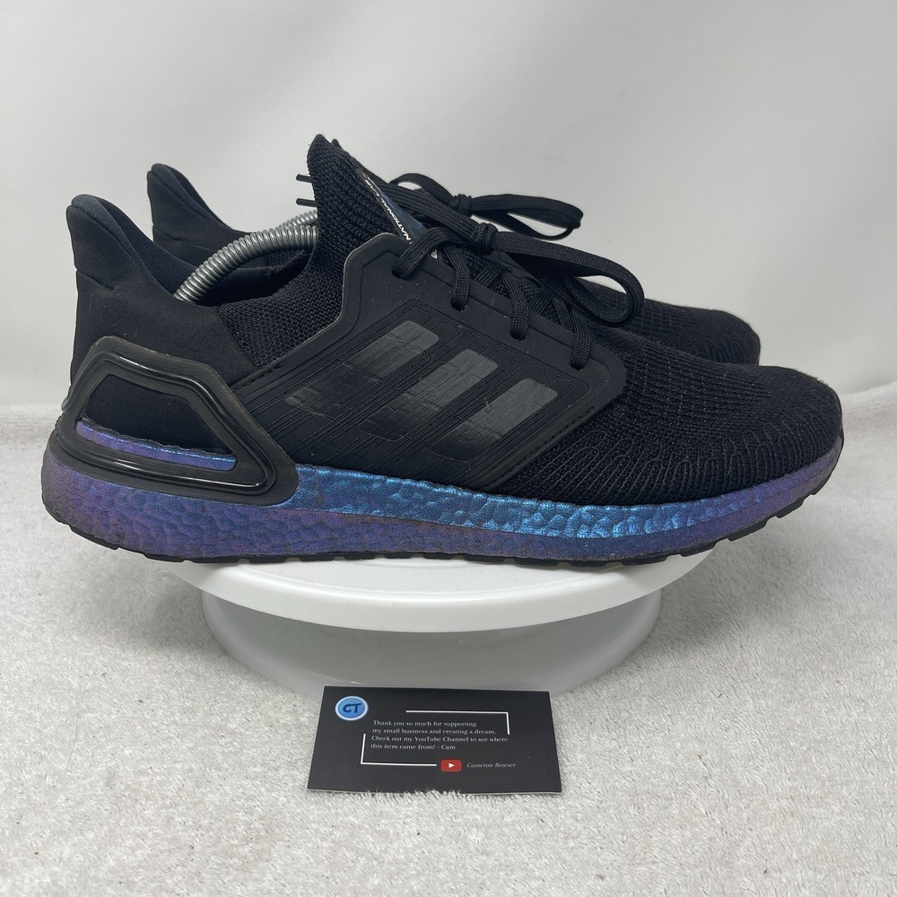 adidas UltraBoost 20 ISS Core Black Men's Running Shoes Size 12