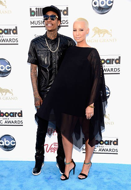 Wiz Khalifa and Amber Rose 2013 Billboard Music Awards Photo