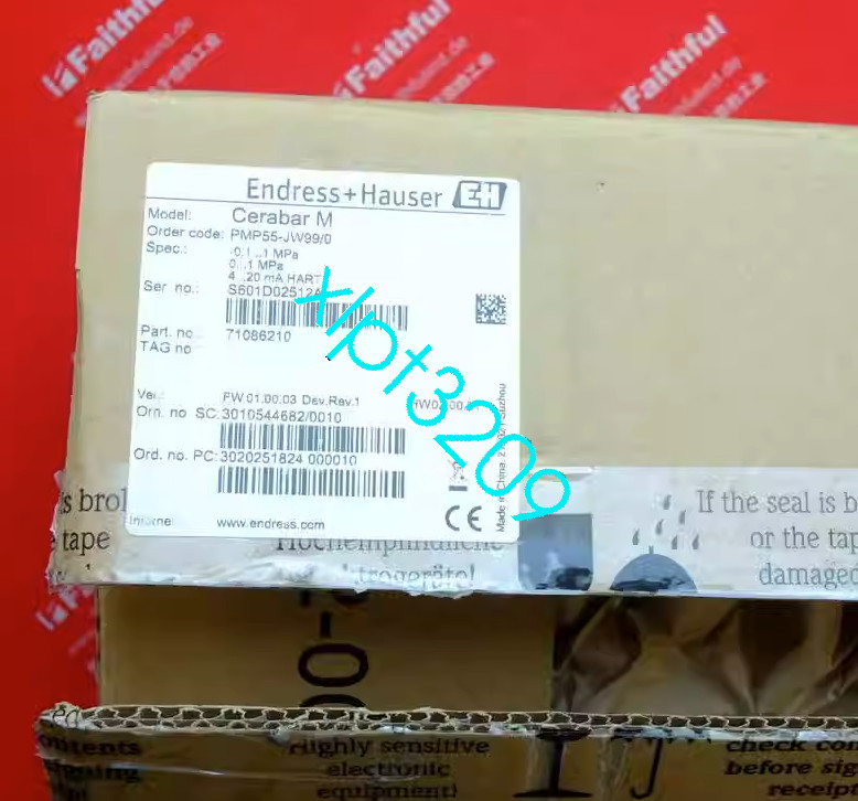 PMP55-AA21RA1PGCTJJA1A+AK E+H Pressure Sensor Brand New FedEx or DHL