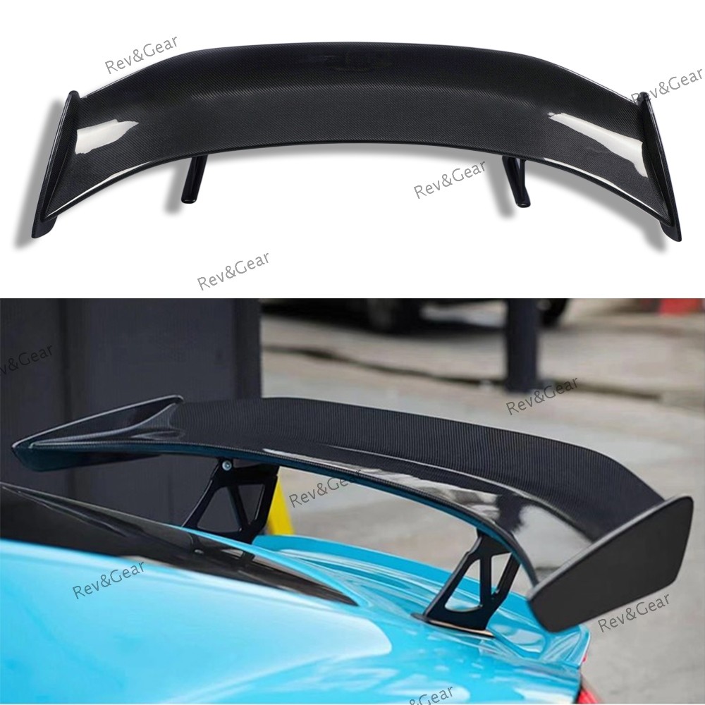 Real Carbon Fiber Porsche 718 981 987 Boxster Cayman GT4 style Rear Spoiler Wing