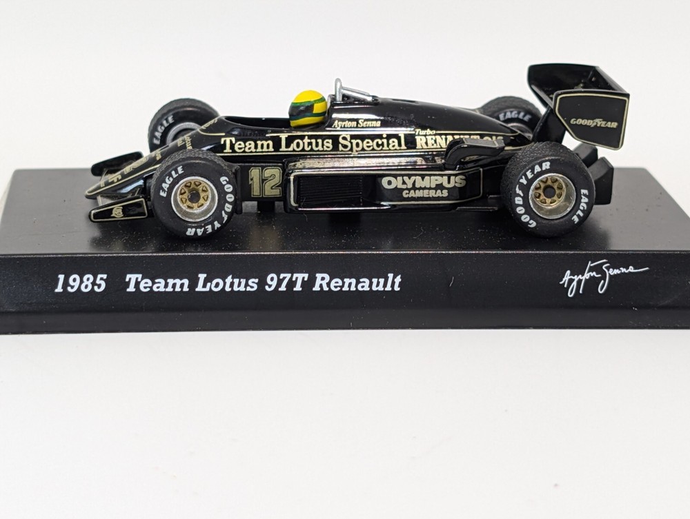 Kyosho 1:64 Ayrton Senna Lotus 97T Renault CVS Collection Japan Import Diecast