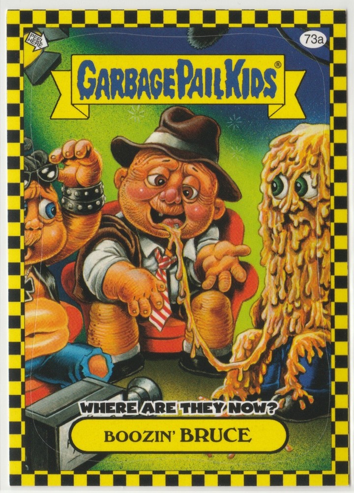 Boozin Bruce 73a Garbage Pail Kids 2010 Flashback Series 1 FB1 GPK Card