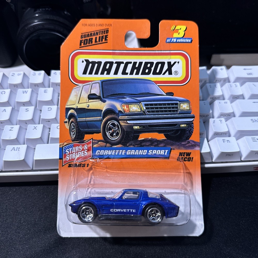 MATCHBOX SERIES 1 #3 Corvette Grand Sport Stars And Stripes Collection