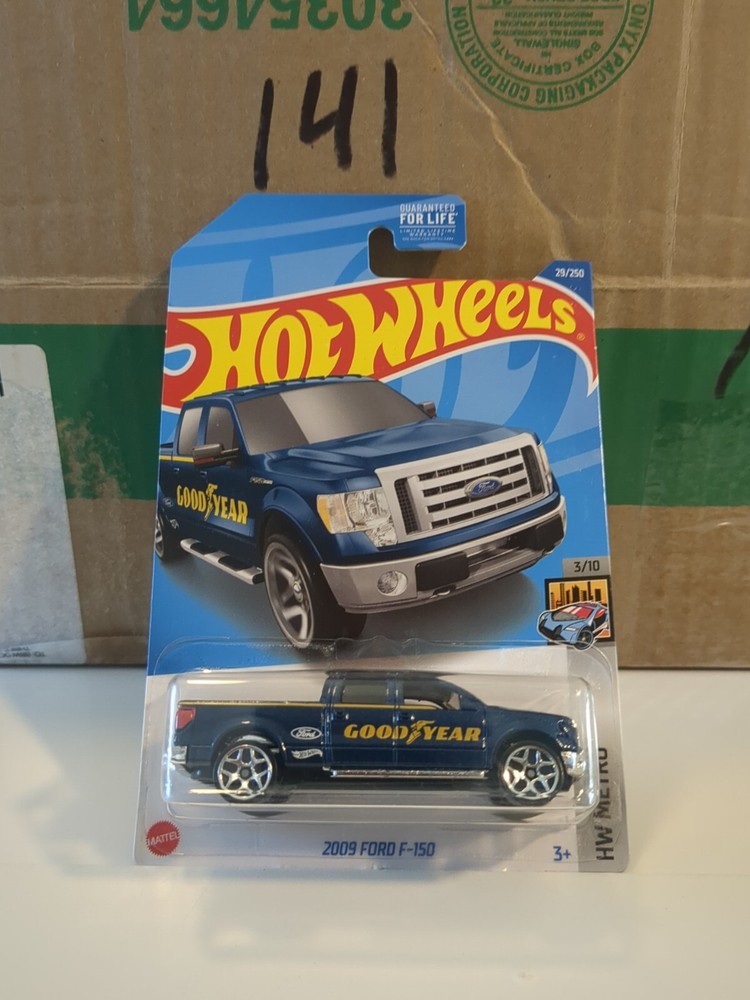 2022 Hot Wheels Blue Goodyear 2009 Ford F-150 HW Metro 3/10 29/250