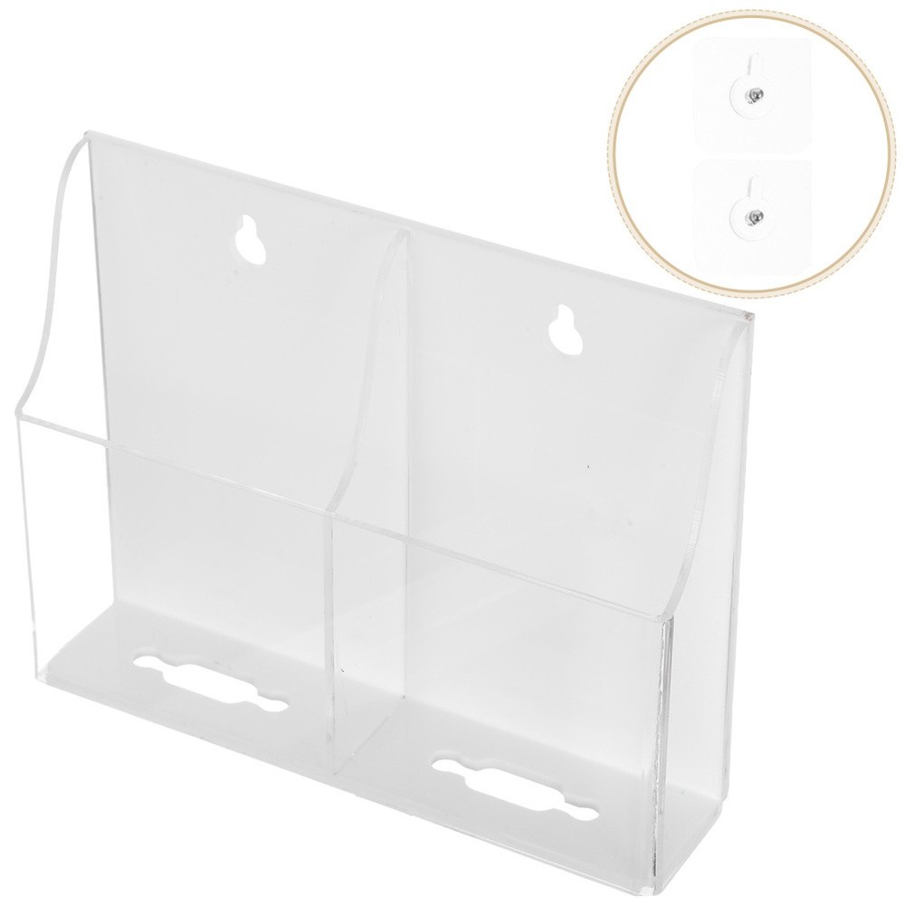 Cell Phone Box Wall-mounted Charging Bracket Remote Holder Shelf