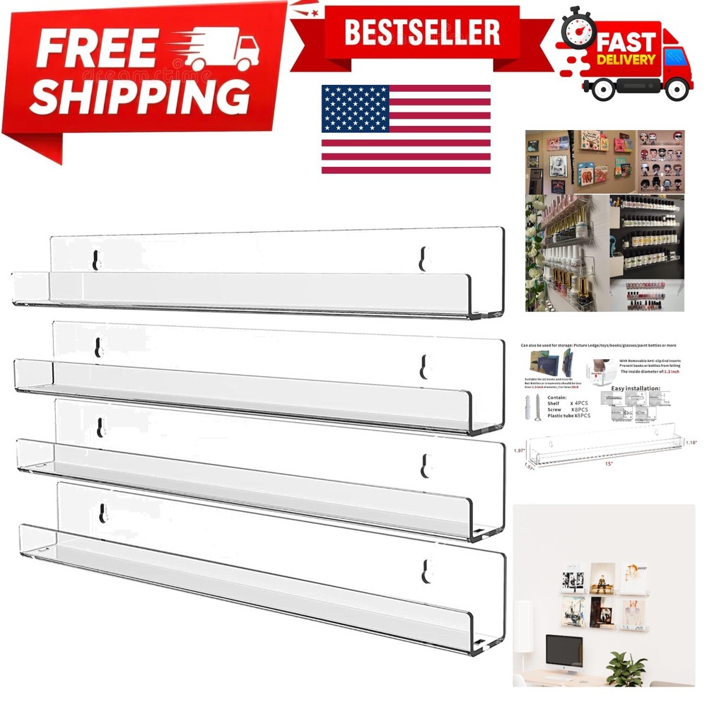 4 Pack Vinyl Record Wall Display,15