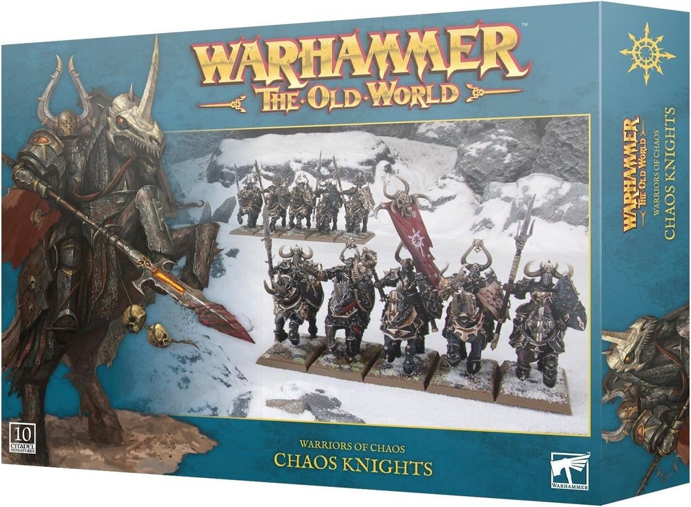 PRESALE Warriors of Chaos Chaos Knights | Warhammer The Old World Miniatures-image