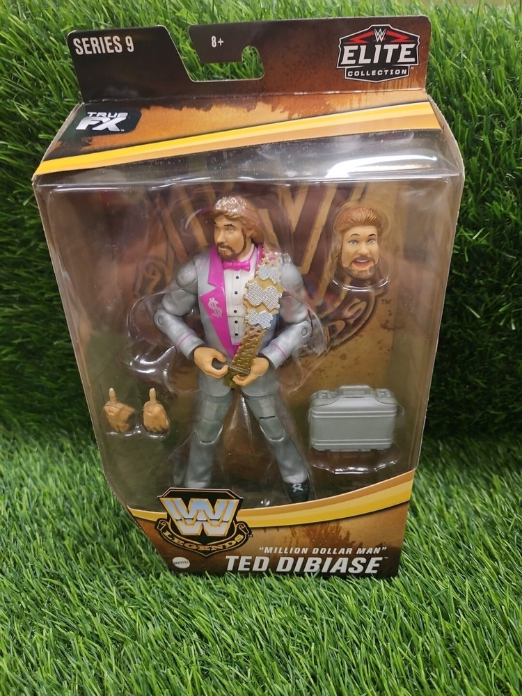 WWE Elite Legends series 9 Million Dollar Man Ted DiBiase CHASE silver Mattel 💰