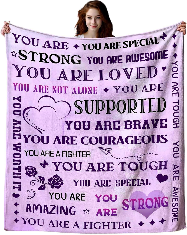 Super Soft Warm Hugs Blanket Sympathy Inspirational Throw Blanket Thinking