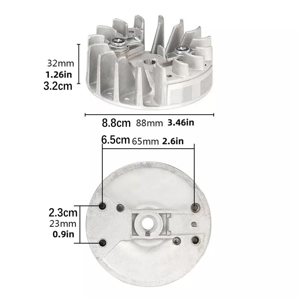 Durable Magneto Flywheel Replacement for Husqvarna 136 137 141 142 Chainsaw Parts