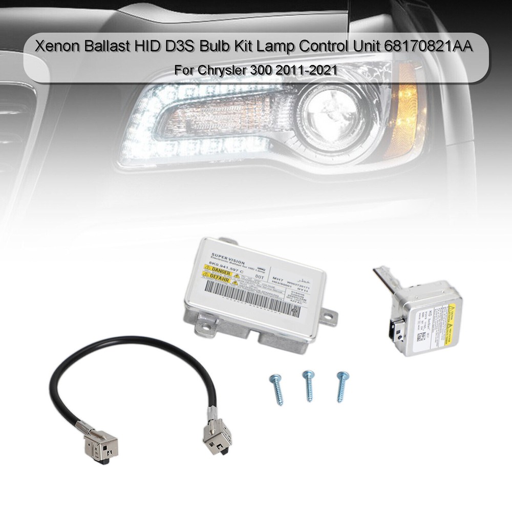 Xenon Ballast HID D3S Bulb Control Unit 68170821AA for Chrysler 300 2011-2021