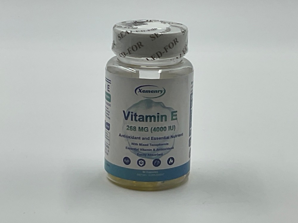 Vitamin E 4000IU 268mg Capsules - Anti-aging, Antioxidant, Supports Skin Health