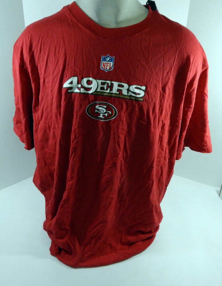 San Francisco 49ers Team Issued Red Shirt 4XL DP64884