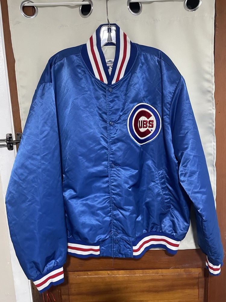Vintage Chicago Cubs MLB Jacket Men’s Size XXL Made In USA Pyramid Outerwear