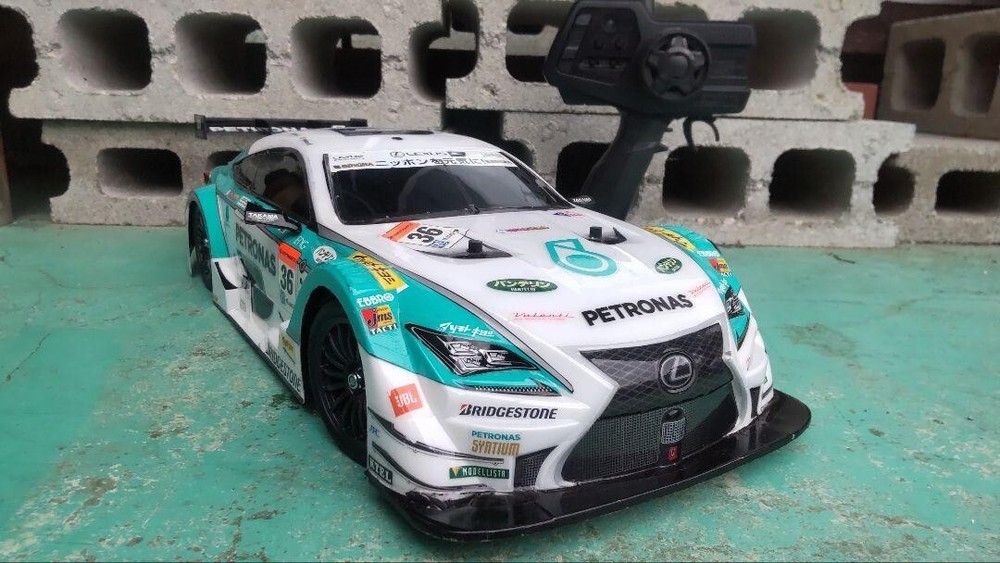 Tamiya 1/10 Lexus RC F Petronas RC unassembled body kit