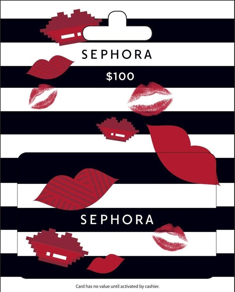Sephora $100 Gift Card for Makeup Lovers Perfect Present-image