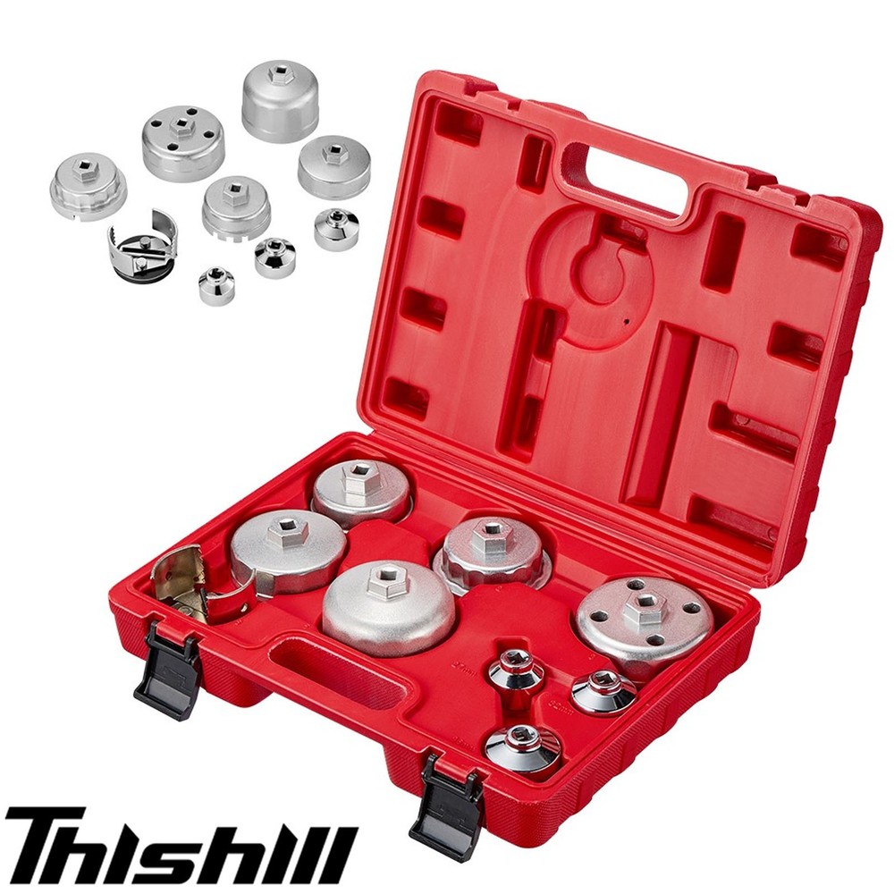 Oil Filter Wrench Socket Set Professional Cup Type Remover Tool Thishill