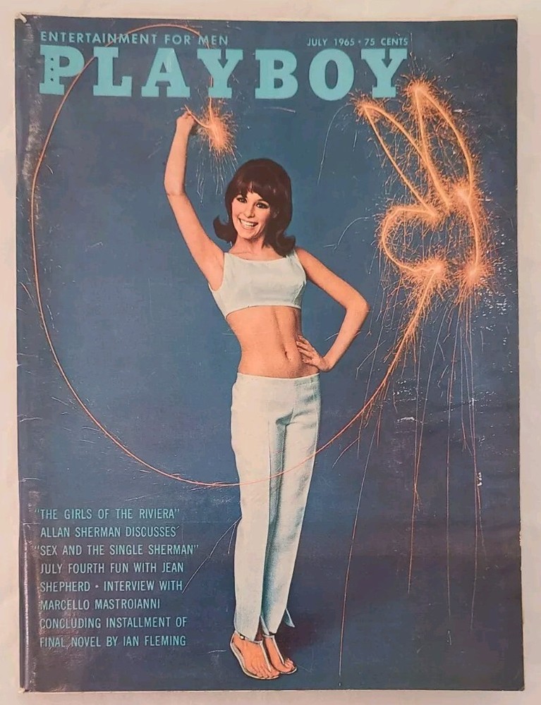 Vintage Playboy July 1965 No Labels Very Good