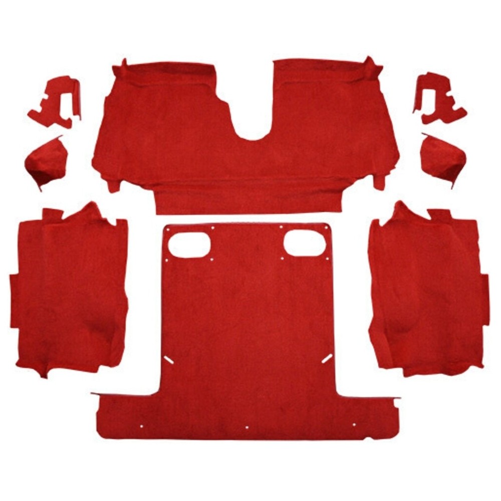 Carpet for 1986-1989 Chevrolet Corvette Convertible Rear with Pad Cutpile