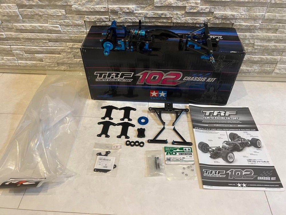Tamiya TRF102 F1 RC car with new body and radio control