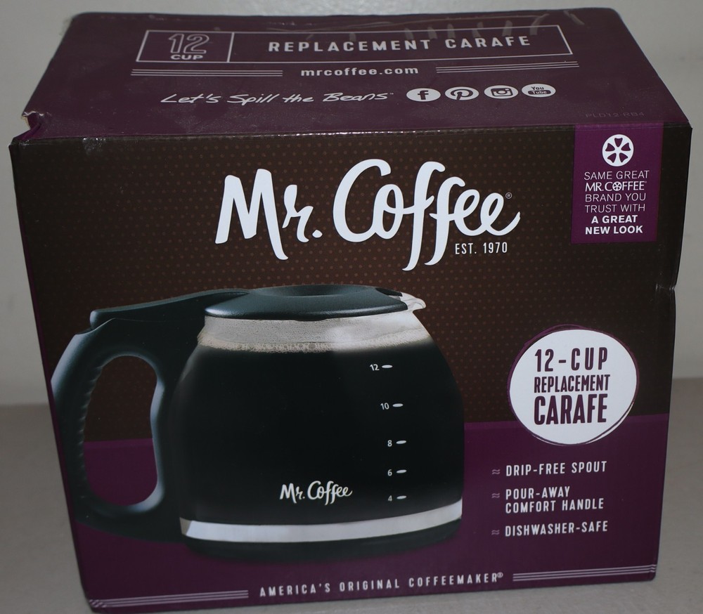 Mr. Coffee 12 Cup Glass Replacement Coffee Carafe