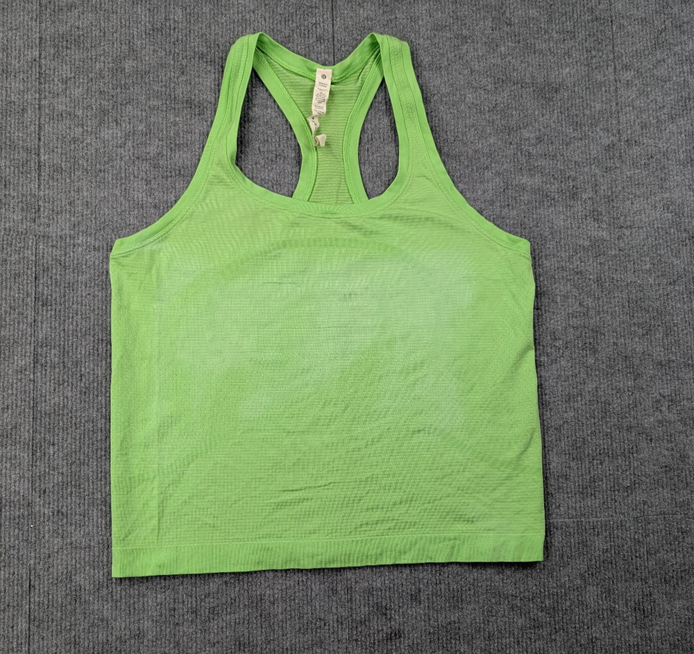 Lululemon Swiftly Tech Tank Womens 8 Green Racerback 2.0 Athletic Training Gym