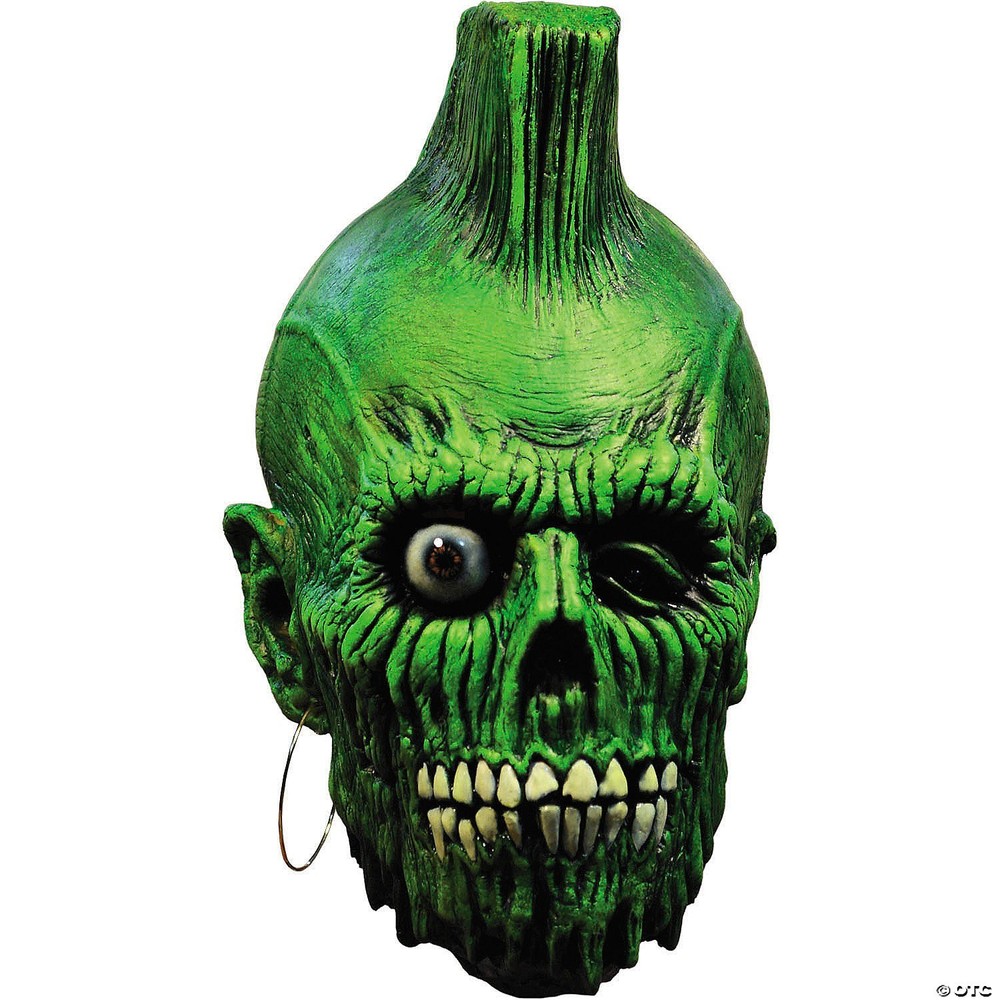 New! Return of the Living Dead Mohawk Zombie Mask by Trick or Treat Studios