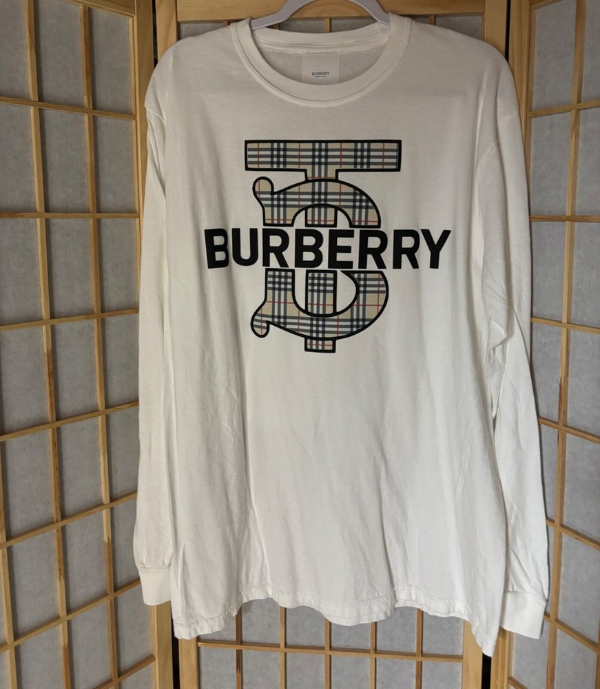 Burberry longsleeve white mens XLarge shirt new without tags