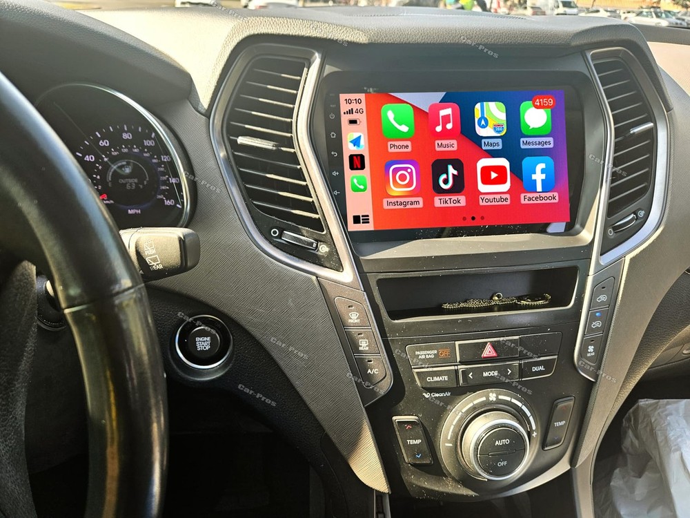 For Hyundai Santa Fe IX45 2013-2018 Android Auto Apple Carplay Car Stereo Radio