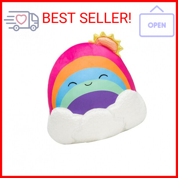 Squishmallows Original 14-Inch Sunshine Rainbow with Clouds - Large Ultrasoft Of