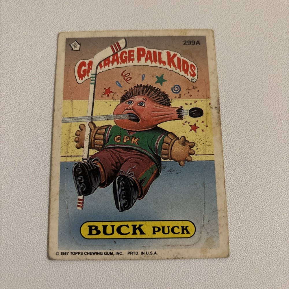 1987 Topps Garbage Pail Kids Series 8 #299a Buck Puck