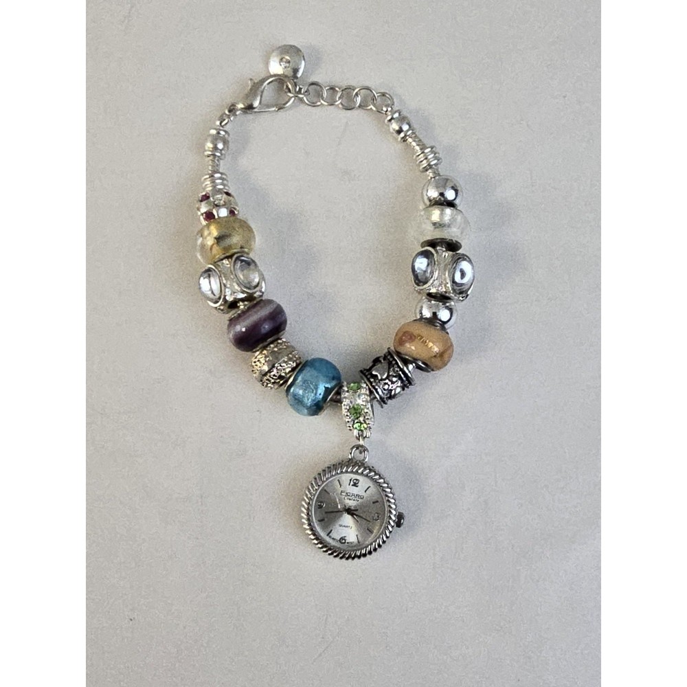 Figaro Couture Charm Bracelet Watch Women 22mm Case 7.5