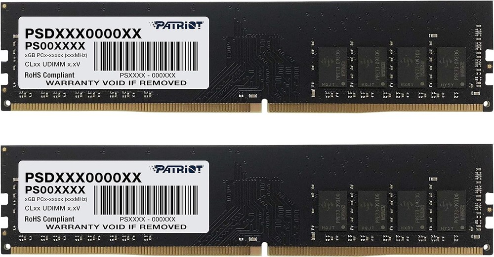 Patriot Signature DDR4 8GB 2x4GB 2666MHz PC4-21300 Gold Black RAM
