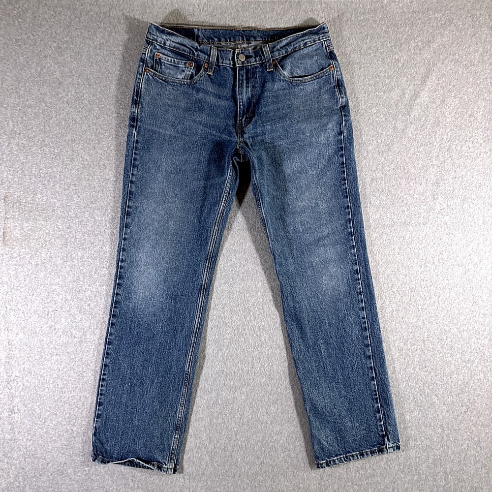 Levi's 514 Mens Jeans Blue Size 33x32 (34x31) Slim Straight Denim
