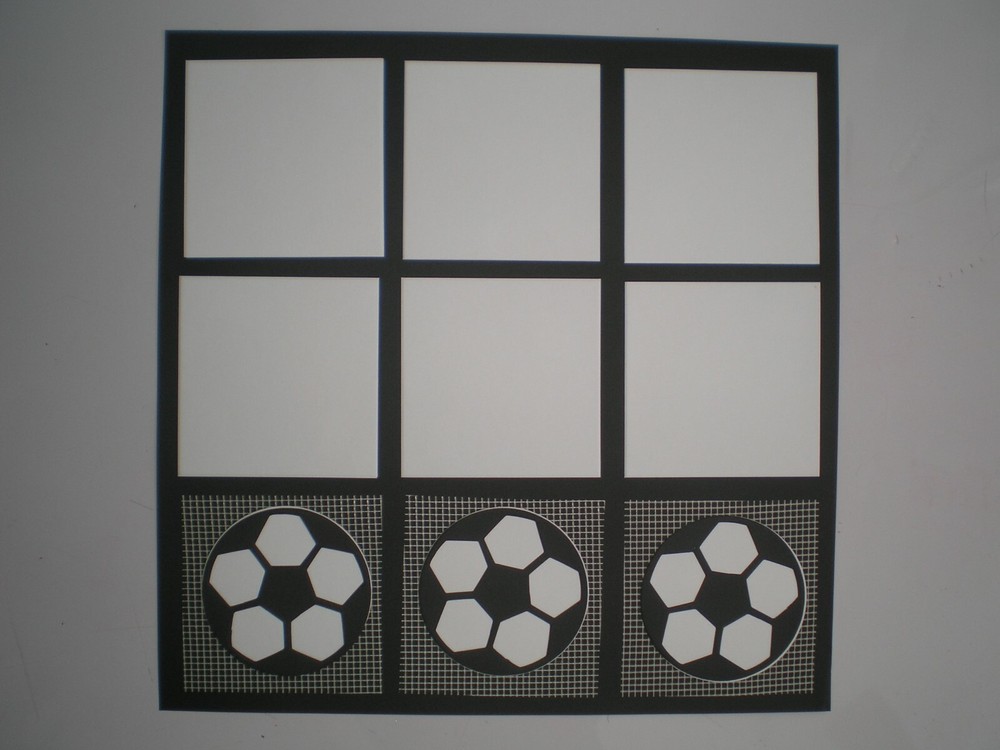 Soccer 2 #908 premade scrapbook pages