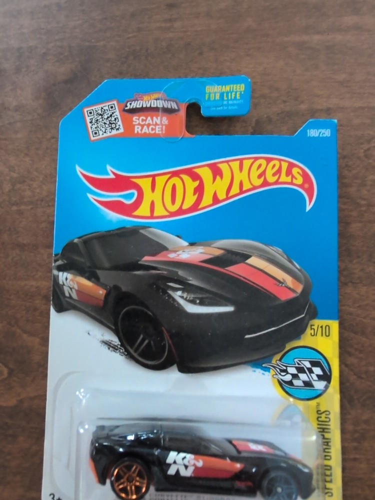 Hot Wheels Speed Graphics *5/10* '14 Corvette Stingray Car Figure (180/250)